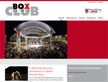 Tablet Screenshot of boxclub-dornbirn.at